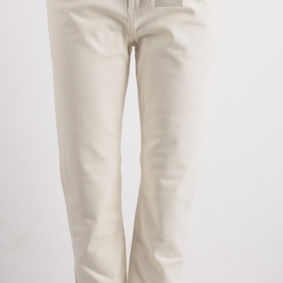 Boden Cream The Denbigh Jean Denim Pants Tie Ankle / US 8R - Picture 6 of 11